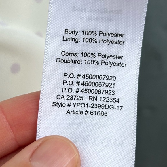 Aritzia Babaton Purple polka Dot Everly Cami, size XXS - Picture 10 of 10